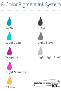 8-Color Pigment Ink System